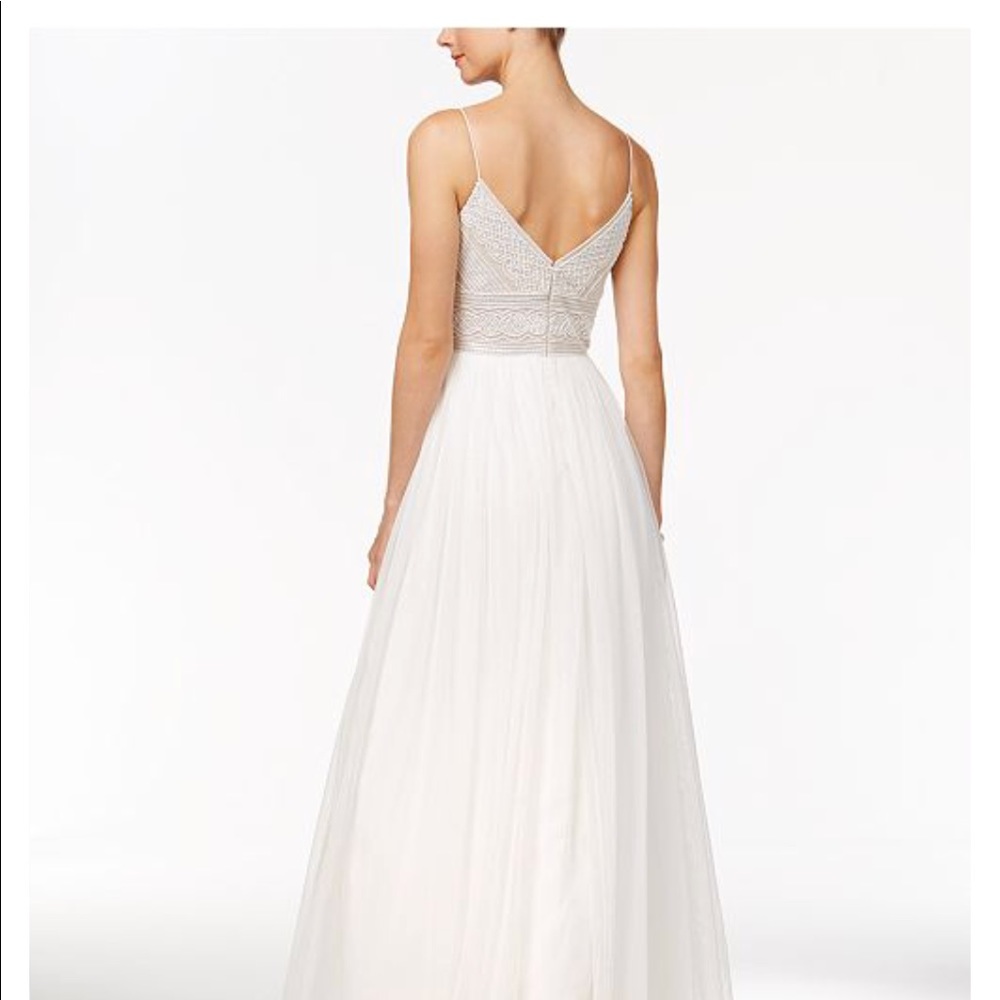 NWT Beaded A-Line Adrianna Papell Gown